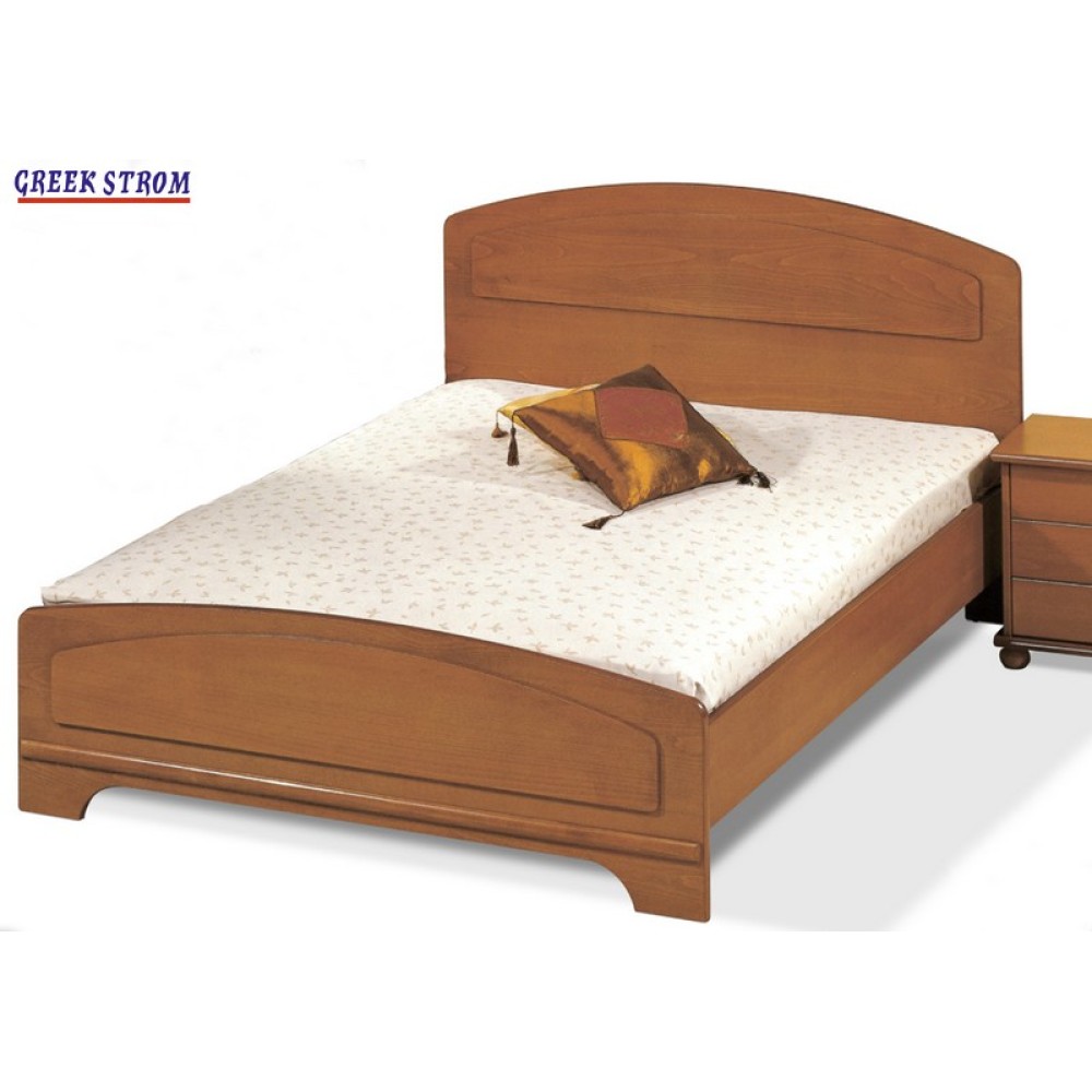 ΚΡΕΒΑΤΙ ΞΥΛΙΝΟ ΔΙΠΛΟ ΜΕ ΣΤΡΩΜΑ 140x190 ΚΑΙ ΣΑΝΙΔΕΣ