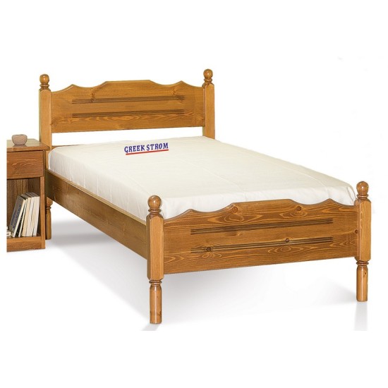 ΚΡΕΒΑΤΙ ΞΥΛΙΝΟ ΜΟΝΟ ΜΕ ΣΤΡΩΜΑ 90x190 KAI ΣΑΝΙΔΕΣ ΚΡΕΒΑΤΙΑ ΞΥΛΙΝΑ