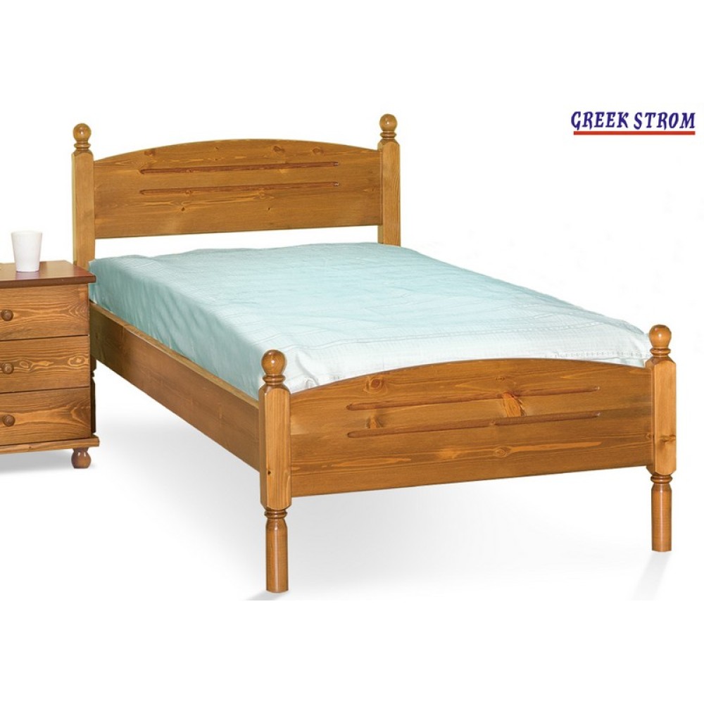 ΚΡΕΒΑΤΙ ΞΥΛΙΝΟ ΔΙΠΛΟ ΜΕ ΣΤΡΩΜΑ 140x190 ΚΑΙ ΣΑΝΙΔΕΣ