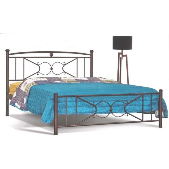 ΚΡΕΒΑΤΙ ΜΕΤΑΛΛΙΚΟ ΣΙΔΕΡΕΝΙΟ ΜΟΝΟ ΜΕ ΣΤΡΩΜΑ 90x190 ΚΑΙ ΣΑΝΙΔΕΣ ΚΡΕΒΑΤΙΑ ΜΕΤΑΛΛΙΚΑ ΣΙΔΕΡΕΝΙΑ