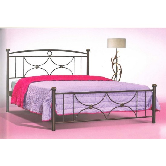 ΚΡΕΒΑΤΙ ΜΕΤΑΛΛΙΚΟ ΣΙΔΕΡΕΝΙΟ ΔΙΠΛΟ ΜΕ ΣΤΡΩΜΑ 150x200 ΚΑΙ ΣΑΝΙΔΕΣ ΚΡΕΒΑΤΙΑ ΜΕΤΑΛΛΙΚΑ ΣΙΔΕΡΕΝΙΑ